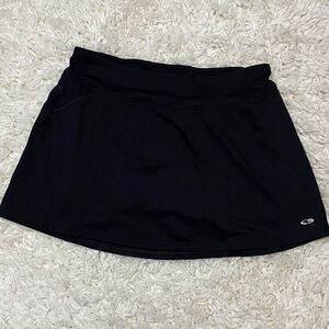 champion c9 Women's size medium Black Athletic tennis / golf  skirt skort VGUC ¥